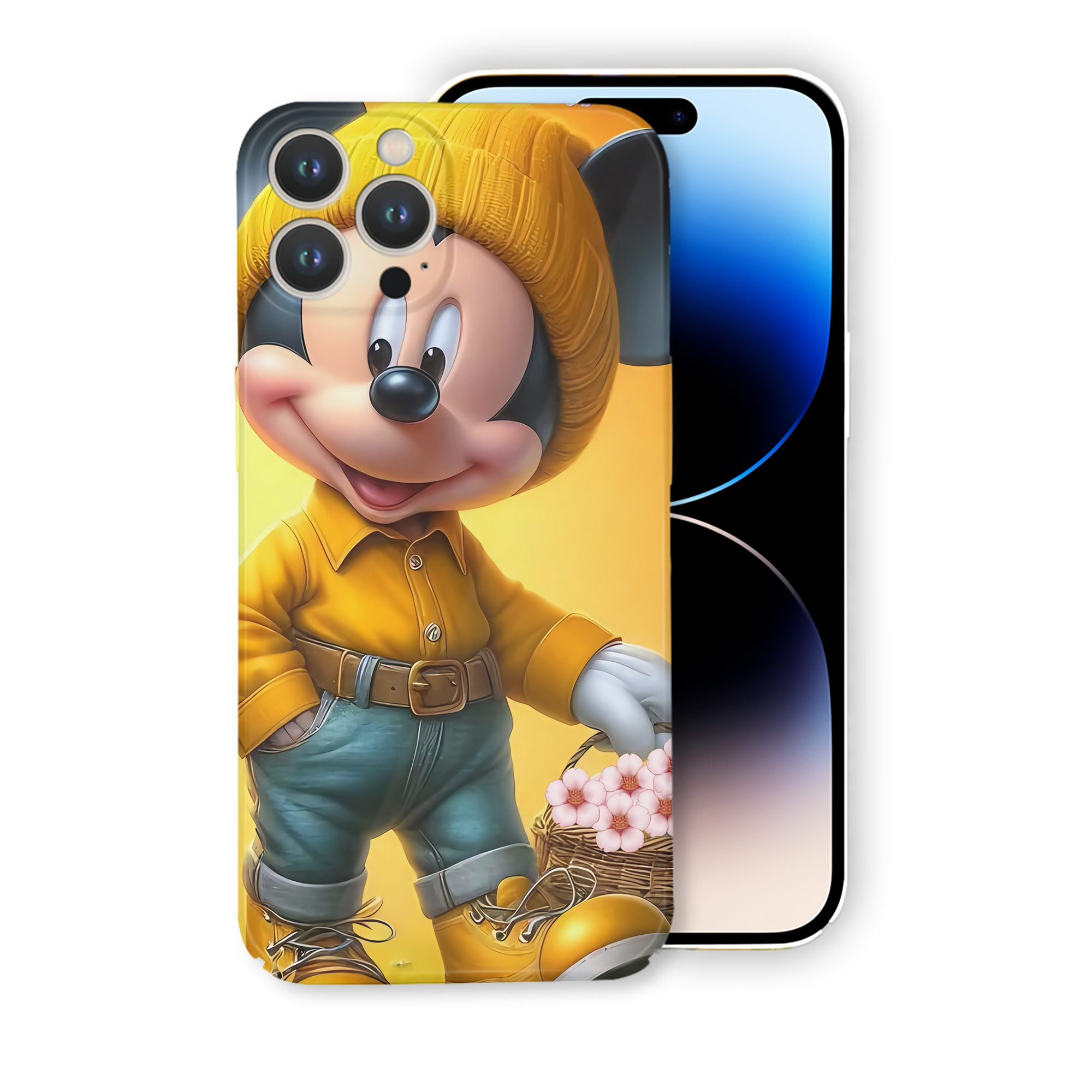 （画像用） ミッキーマウス Mickey Mouse 【iPhone 14シリーズ対応】ハードケース
